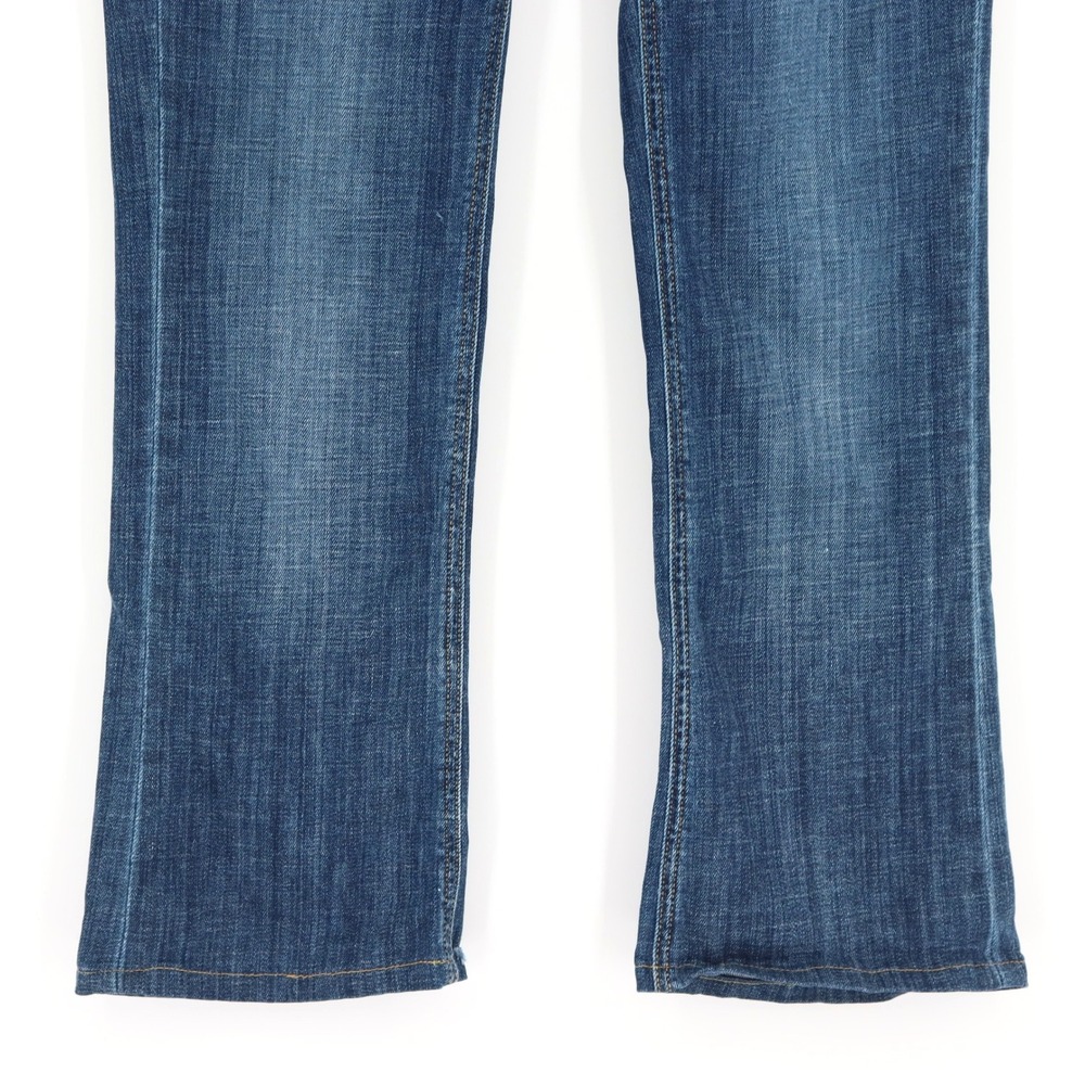 Burberry Brit Islington Boot Leg Jeans Womens Size 28 Dark Wash Blue Denim - Picture 9 of 11